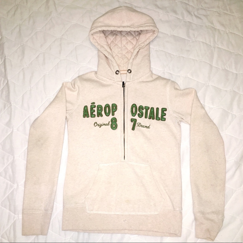 Mid zipper hoodie aeropostal women’s small